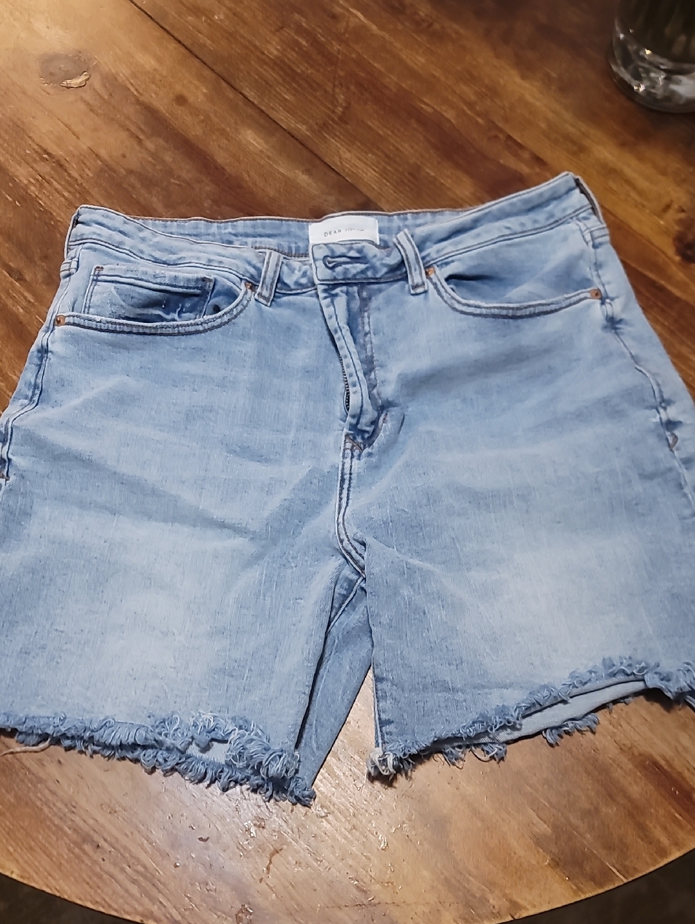 Dear John Light Wash Ruthie Bermuda Shorts